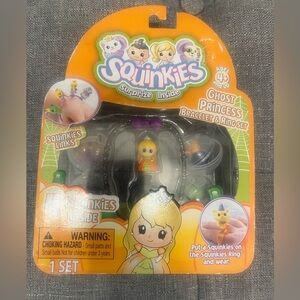 Squinkies bracelet and ring set